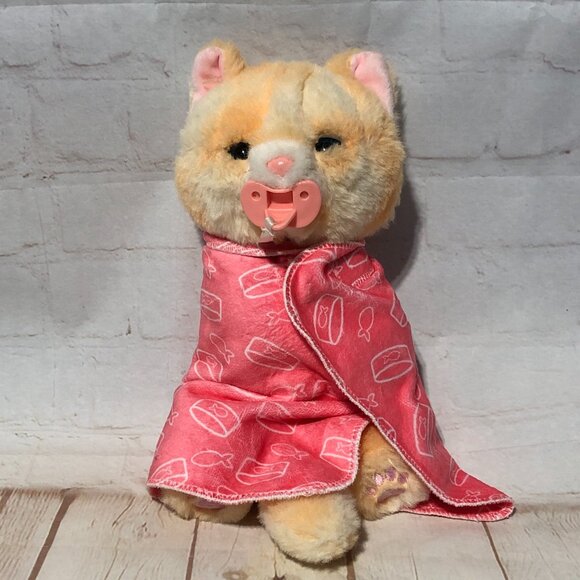 Little Live Pets Puddin' My Dream Kitten Tabby Kitty Cat Plush Working - Picture 3 of 9